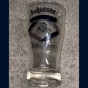 Official Duquense The Prince Of Pilsners Beer Glass Vintage Pittsburgh PA Collec